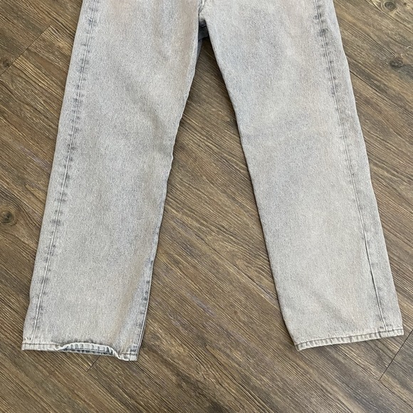 R13 Boyfriend Mid Rise Jeans In Sunfade Mauve Grayish Crop Made Italy Size 29 - Picture 2 of 12